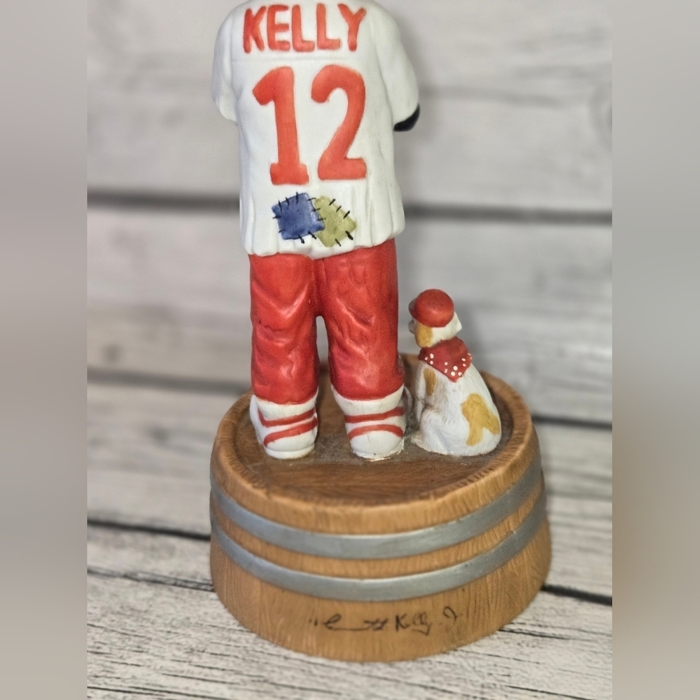 Coach Clown and Dog FigurineVintage 90's Emmett Kelly Jr Baseball Clown San Fran - Picture 9 of 9